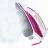Fier de calcat VITEK VT-1262, 2400 W, 40 g/min, 130 g/min, 300 ml, Talpa Ceramic UltraCare, Liliac, Alb