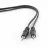 Cablu audio Cablexpert CCA-404-2M 3.5MM STEREO PLUG TO 3.5MM STEREO PLUG 2 METER CABLE,  BULK,
