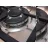 Plita incorporabila cu gaz TORNADO TEXTUR6041 IRON, 4 arzatoare, Arzator Wok, Inox, Aprindere electrica, Inox