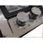 Plita combinata incorporabila TORNADO TEXTUR6045 COMBI IRON INOX, 4 arzatoare,  Inox,  Arzator Wok,  Aprindere electrica,  Inox