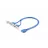Кабель GEMBIRD Cable,  Dual USB 3.0 receptacle on bracket,  CC-USB3-RECEPTACLE -