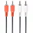 Cablu audio Cablexpert CCA-2R2R-6, RCA*2 - RCA*2, 1.8m