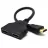 Cablu video Cablexpert CABLE HDMI  PASSIVE DUAL PORT CABLE,  BLACK,  ,  DSP-2PH4-04 -