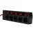 Prelungitor cu protectie SVEN SF-05PL, BLACK, 5 Sockets,  1.8m, individual switches, flame-retardant