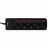 Prelungitor cu protectie SVEN SF-05PL, BLACK, 5 Sockets,  1.8m, individual switches, flame-retardant