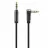 Cablu audio Cablexpert CABLE 3.5MM JACK - 3.5MM JACK 90°,   1.8M,  ,  GOLD CONNECTORS,  CCAP-444L-6 -