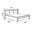 Кровать Ambianta CLASIC 160 x 200, Двухместнаяб Кремона
