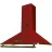 Hota KAISER A 6315 ROT EM ECO, 780  m³/h,  1 motor,  60 cm,  Filtru din aluminiu absorbant de grasimi,  Rosu