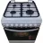 Aragaz combinat WOLSER WL-60602 WGE TURBO, 4 arzatoare,  Aprindere electrica,  Timer,  60 cm,  Alb, Negru