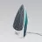 Fier de calcat Maestro MR -304C, 2200 W, Talpa ceramica, Turcoaz, Alb