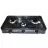 Aragaz de masa WOLSER WL-F 03 BE, Gaz, 3 arzatoare, Email, Mecanica, Negru