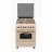 Aragaz combinat WOLSER WL-F 60602 RUSTIC IVORY, 4 arzatoare,  Aprindere electrica,  Timer,  60 cm,  Ivory