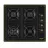 Plita incorporabila cu gaz WOLSER WL- F 6401 GT IC  BLACK R, 4 arzatoare,  Arzator Wok,  Sticla calita,  Aprindere electrica,  Negru