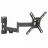 Suport perete BARKAN 2400, 13"-43",  0°-15°,  200x200,  25 kg,  Negru