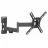 Suport perete BARKAN 2400, 13"-43",  0°-15°,  200x200,  25 kg,  Negru