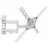 Suport perete BARKAN 3400W, 13"-65",  -5°,  +15°,  400x400,  40 kg,  Alb