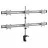 Suport perete REFLECTA PLANO DESK 23-1010S, 13"-23",  +, -15°,  100x100,  8 kg,  Crom