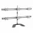 Suport perete REFLECTA PLANO DESKSTAND 23-1010S, 13"-23",  ±15 °,  100x100,  8 kg,  Crom