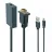 Adaptor GEMBIRD A-VGA-HDMI-01, VGA into digital HDMI + 3.5 mm audio