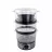 Oala de fiert cu aburi ESPERANZA STEAM VOLCANO EKG009, 7.5 l,  400 W,  3 zone gatire,  Inox,  Gri,  Negru