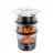 Oala de fiert cu aburi ESPERANZA STEAM VOLCANO EKG009, 7.5 l,  400 W,  3 zone gatire,  Inox,  Gri,  Negru