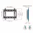 Suport perete BARKAN E202+ Black, 13"-39",  200x200,  40 kg,  Negru