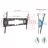 Suport perete BARKAN ''E410+'' Black 32 - 90 Tilt, 32"-90",  0°-15°,  600x400,  60 kg,  Negru