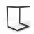 Masa de calculator DP NOTEBOOK, Metal,  PAL melaminat,  Stejar laptos,  Negru, 60 x 50 x 40