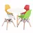 Masa de birou OEM EAMES BEBE WHITE, MDF,  Lemn,  Metal,  Alb,  Stejar laptos,, 60 x 46 x 60
