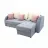 Canapea de colt Artvent MODEL A2, Stofa,  PAL,  Antracit, 23 x 147 x 63