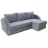Canapea de colt Artvent MODEL A2, Stofa,  PAL,  Antracit, 23 x 147 x 63