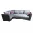 Canapea de colt Artvent MODEL V POWER, Stofa,  PAL, 275 x 190 x 70