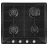Plita incorporabila cu gaz WOLSER WL-F6400 EN BLACK, 4 arzatoare,  Email, Aprindere electrica,  Negru