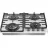 Plita incorporabila cu gaz GORENJE GTW 642 SYW, 4 arzatoare,  Arzator Wok,  Sticla calita,  Aprindere electrica,  Alb, Negru