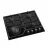 Plita incorporabila cu gaz WOLSER WL- F 6402 GT IC  RUSTIC BLACK, 4 arzatoare,  Arzator Wok,  Sticla calita,  Aprindere electrica,  Negru