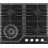 Plita incorporabila cu gaz WOLSER WL- F 6402 GT IC  RUSTIC BLACK, 4 arzatoare,  Arzator Wok,  Sticla calita,  Aprindere electrica,  Negru