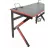 Геймерский компьютерный стол DP EGAME BLACK+RED~CN1909, МДФ,  Металл,  Черный,  Красный,, 60 x 120 x 75