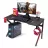 Геймерский компьютерный стол DP EGAME BLACK+RED~CN1909, МДФ,  Металл,  Черный,  Красный,, 60 x 120 x 75
