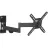 Настенное крепление BARKAN 2300 Black Full Motion, 13"-43",  0°-15°,  200x200,  25 кг,  Чёрный