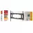 Suport perete BARKAN E400+ BLACK FIXED, 32"-90",  600x400,  60 kg,  Negru
