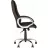 Fotoliu de birou DP ELLY CHROME ECO 30, Fotoliu de birou,  Piele Eco,  Gazlift,   Negru, 112-122 x 63 x 69.5