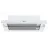 Hota Whirlpool AKR 749/1 WH, 304 m³/h, 1 motor, 60 cm, Filtru de grasime carbon, Alb	