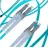 Patchcord APC MULTIMODE OM4,  LC-LC DUPLEX,  2M, Fiber optic