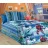 Lenjerie de pat Cottony HOKEY, 1 persoana,  Bumbac,  Albastru