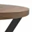 Masa cafea DP KLEO BAR  H1100 DIAMETRU, Masa de bar,  Negru,  Lemn intunecat,, 110 x 60 cm