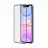 Защитное стекло HELMET DIAMOND GLASS 4D - IPH 11/XR, BLACK FRAME