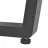 Masa DP B-150 TRAPEZ 1500*680, PAL,  Metal,  Sonoma,  Negru, 150 x 75 x 68