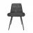 Scaun DP CAPELLA~BLACK+BLACK LEG DC-2002, Scaun,  Metal,  Placaj,  spuma poliuretanica,  Negru, 85 x 47 x 60