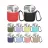 Husa APPLE Airpods 2 Silicone Case Mixed Colors