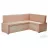 Coltar de bucatarie Ambianta STUDIO EXTENSIBIL CREMONA NEW, PAL melaminat,  Piele eco,  Cremona